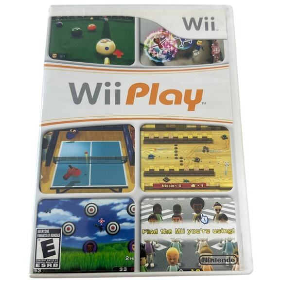 Wii Play Nintendo Wii Video Game Simulation CIB Complete 2007 - Picture 1 of 4